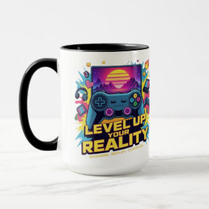 Verhoog Je Realiteit – Neon Gamer Mok