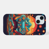 Verhoog je stijl game controller iPhone 15 hoesje (Achterkant horizontaal)