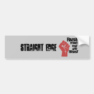 Verhoog je vuist en verzet je bumpersticker