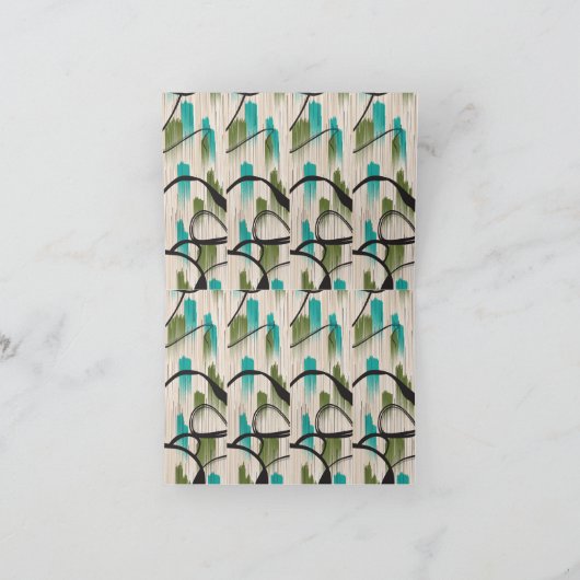 Verhoog uw bedankbriefjes met Modern Bedankkaart (Binnen)