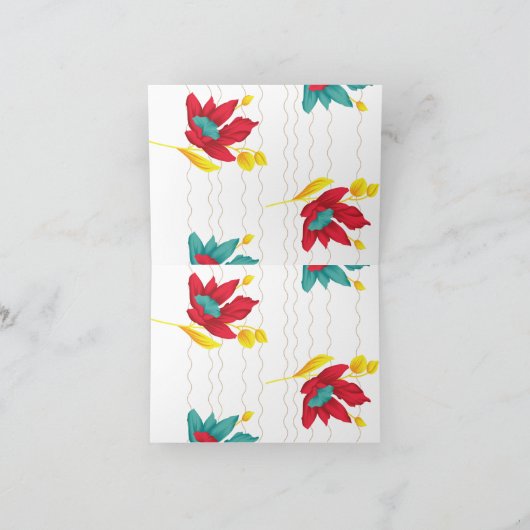 Verhoog uw bedankbriefjes met modern bedankkaart (Binnen)