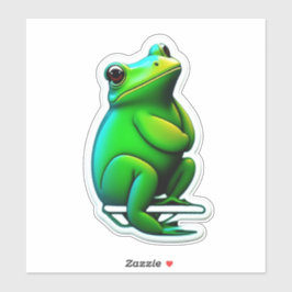 Verhoog uw briefpapier met Stickers met kikkerthem