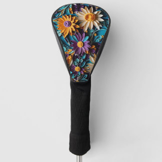 Verhoog uw golfervaring: Kleurrijke bloemenkunst Golfheadcover