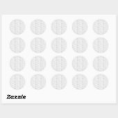 Verhoog uw merk met Classic Ronde Stickers (Vel)