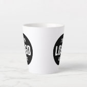 Verhoog uw merk met een aangepaste zakelijke Logo Latte Mok (Voorkant)