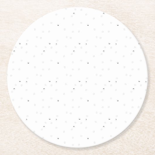 Verhoog uw merk met papier van hoge kwaliteit Onde Ronde Kartonnen Onderzetter (Voorkant)