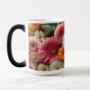 Verhoog uw ruimte Kleurrijke Gerbera Daisy Floral Magische Mok
