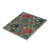 Verhoog uw ruimte met Elegance: Japanse Bloemen Tegeltje (Zijkant)