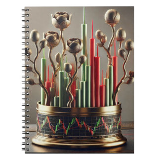 Verhoog uw ruimte met op handel geïnspireerde kuns notitieboek