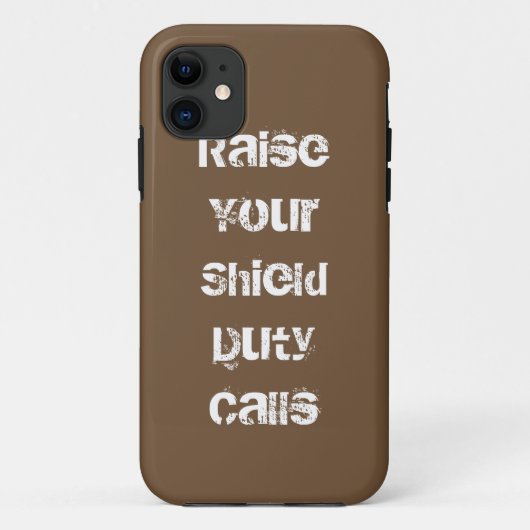 Verhoog uw schild Case-Mate iPhone case (Achterkant)