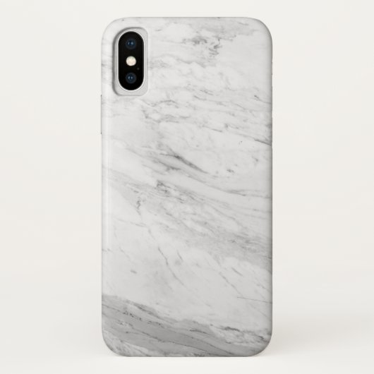 Verhoog uw stijl met de zwarte marmer Case-Mate iPhone case (Achterkant)