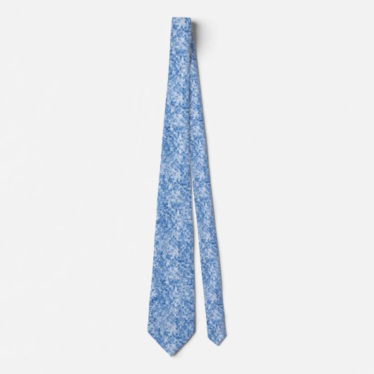 Verhoog uw stijl met een gewaagd blauw Abstract St Stropdas (Voorkant)