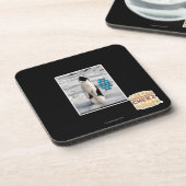 Verhoogd door pinguïns onderzetter (Linkerzijde)