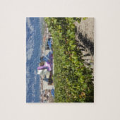 Verhoogd uitzicht en Hotel Marques de Riscal Legpuzzel (Verticaal)