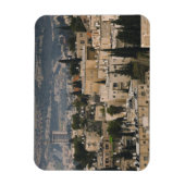 Verhoogd uitzicht van de stad Jerusalem YMCA-toren Magneet (Verticaal)