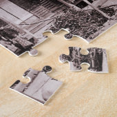 Verhoogde dakboerderij van Mimasaka Legpuzzel (Zijkant)