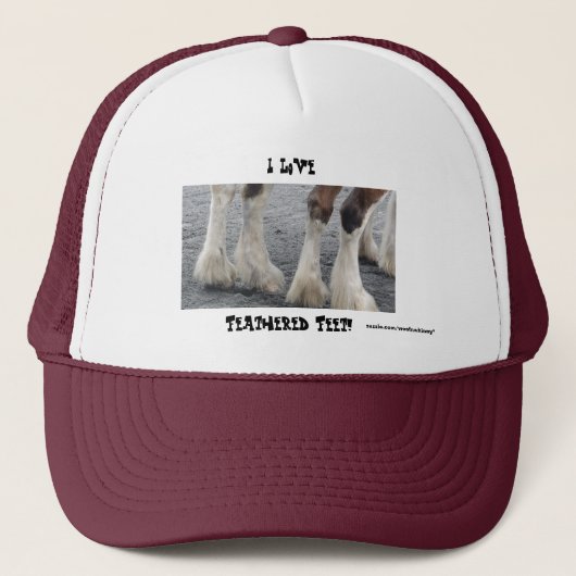 Verhoogde Feet Trucker Pet (Voorkant)