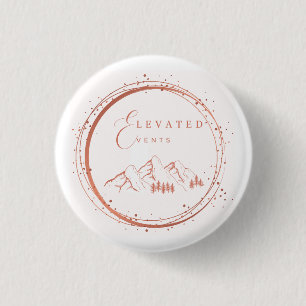 Verhoogde gebeurtenissen Verzamelbare pin Ronde Button 3,2 Cm