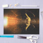 Verhoogde vlammen tissuepapier (Craft)