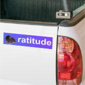 verhouding bumpersticker (Op Truck)