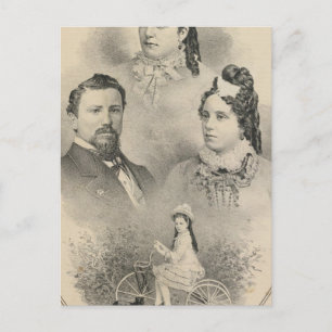 Verhoudingen van de familie Curtiss & Todd Briefkaart