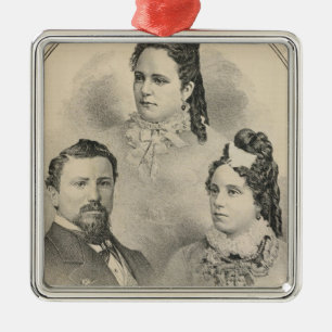 Verhoudingen van de familie Curtiss & Todd Metalen Ornament