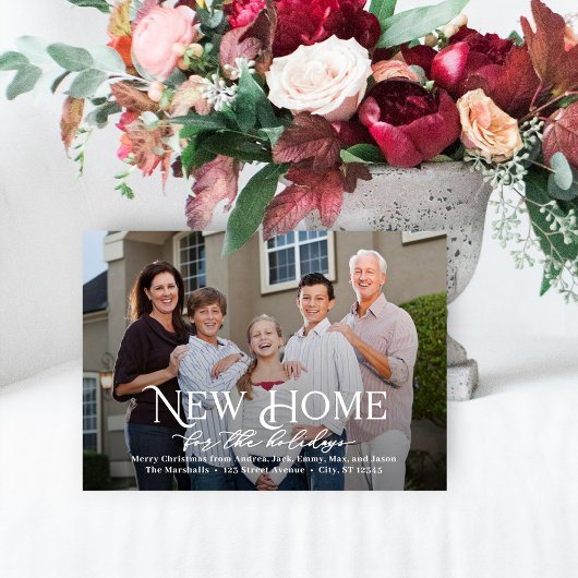 Verhuisbericht kerstkaart Simply Home