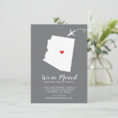 Verhuisbericht | Staat ARIZONA Aankondiging (Staand voorkant)