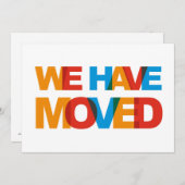 Verhuisberichtkaarten Aankondiging (Voorkant / Achterkant)