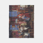 verhuisfeest fleece deken (Voorkant)