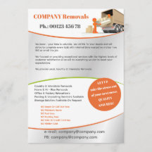 Verhuisservice Flyer Sjabloon