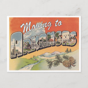 Verhuizen naar Arkansas adreswijziging Briefkaart