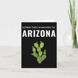 Verhuizen Weg Met Dit Ik Verhuis Naar Arizona Stat Kaart
