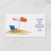 Verhuur van bakken visitekaartje (Achterkant)