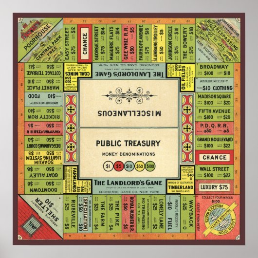 verhuurders spel - Art Print (Voorkant)