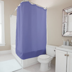 Veri Peri Periwinkle Blue Solid Color Douchegordijn