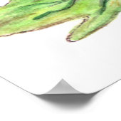 Veridian Green Pixie Fairy JL Biel Poster (Hoek)