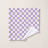 Vérification du pourpre, Motif de tableau de contr (Gant de toilette)
