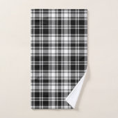 Vérification Noir Et Blanc (Serviette à main)