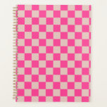 Vérifier Coral Rose À damiers Motif Checkboard<br><div class="desc">à damiers Motif - Coral rose et saumon damier.</div>