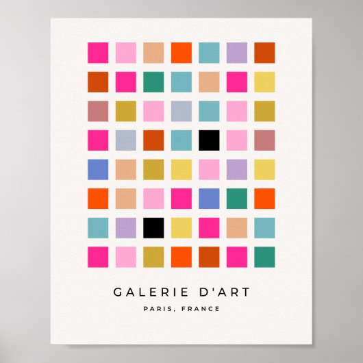 Vérifier le tableau de contrôle géométrique coloré (Devant)