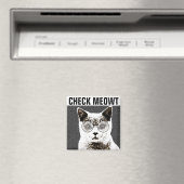 Vérifier Meowt, Drôle MAGNETS DE FRIGO DE Chat (In Situ (Lave-vaisselle))