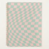 Vérifier Motif Sage Vert Et Beige Checkerboard (Devant)