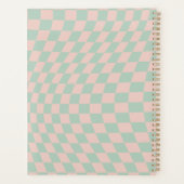 Vérifier Motif Sage Vert Et Beige Checkerboard (Dos)