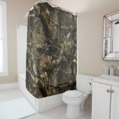 Véritable Arbre Camouflage rideau de douche (En situation)
