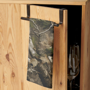 Véritable arbre Camouflage Serviette de cuisine