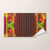 Véritable bug d'amour Ladybug (Serviette à main)