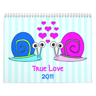 Véritable calendrier mural de l'amour 2011