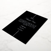 Véritable carte de remerciement de mariage à monog (Rotation)