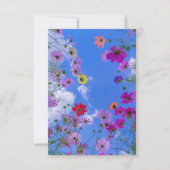 Véritable Carte de remerciements floral plat, cust (Devant)